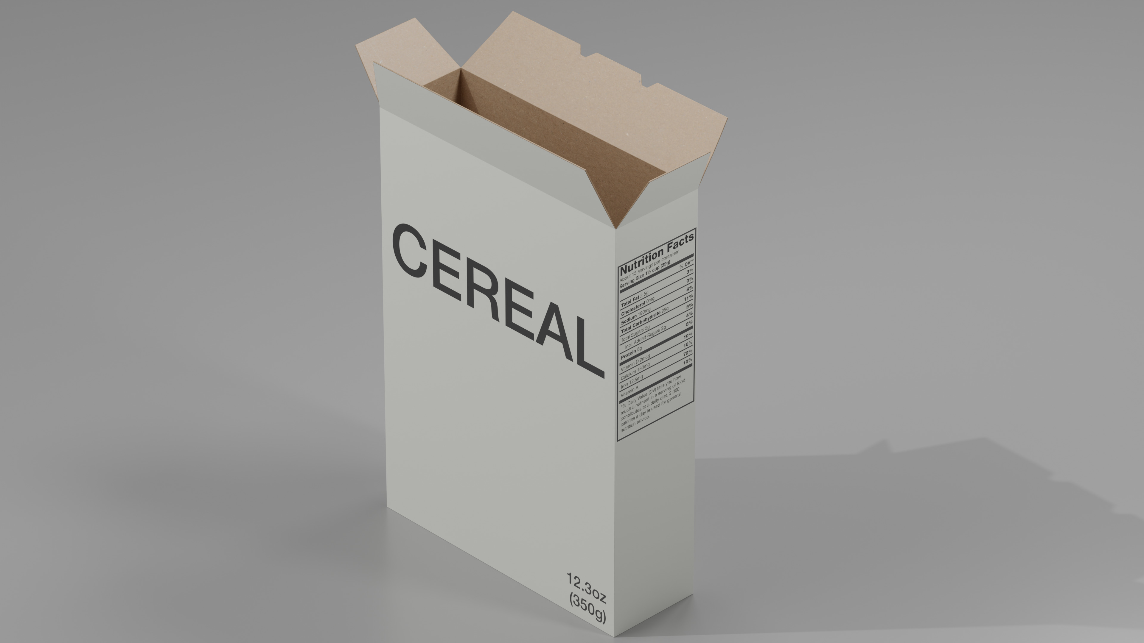 Cereal Box 3D model_1