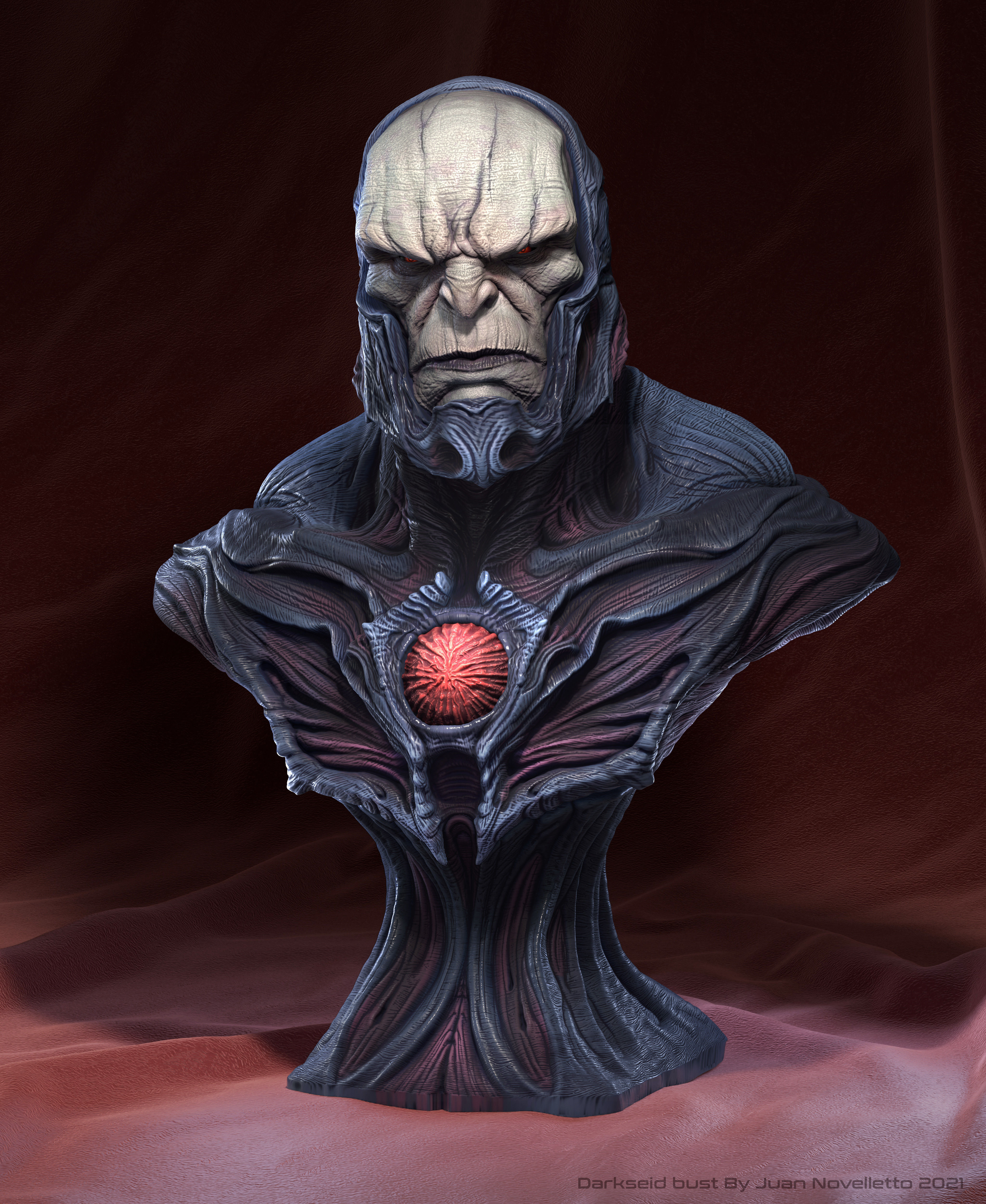 Darkseid bust Number 2 Ready for printing 3D print model_2