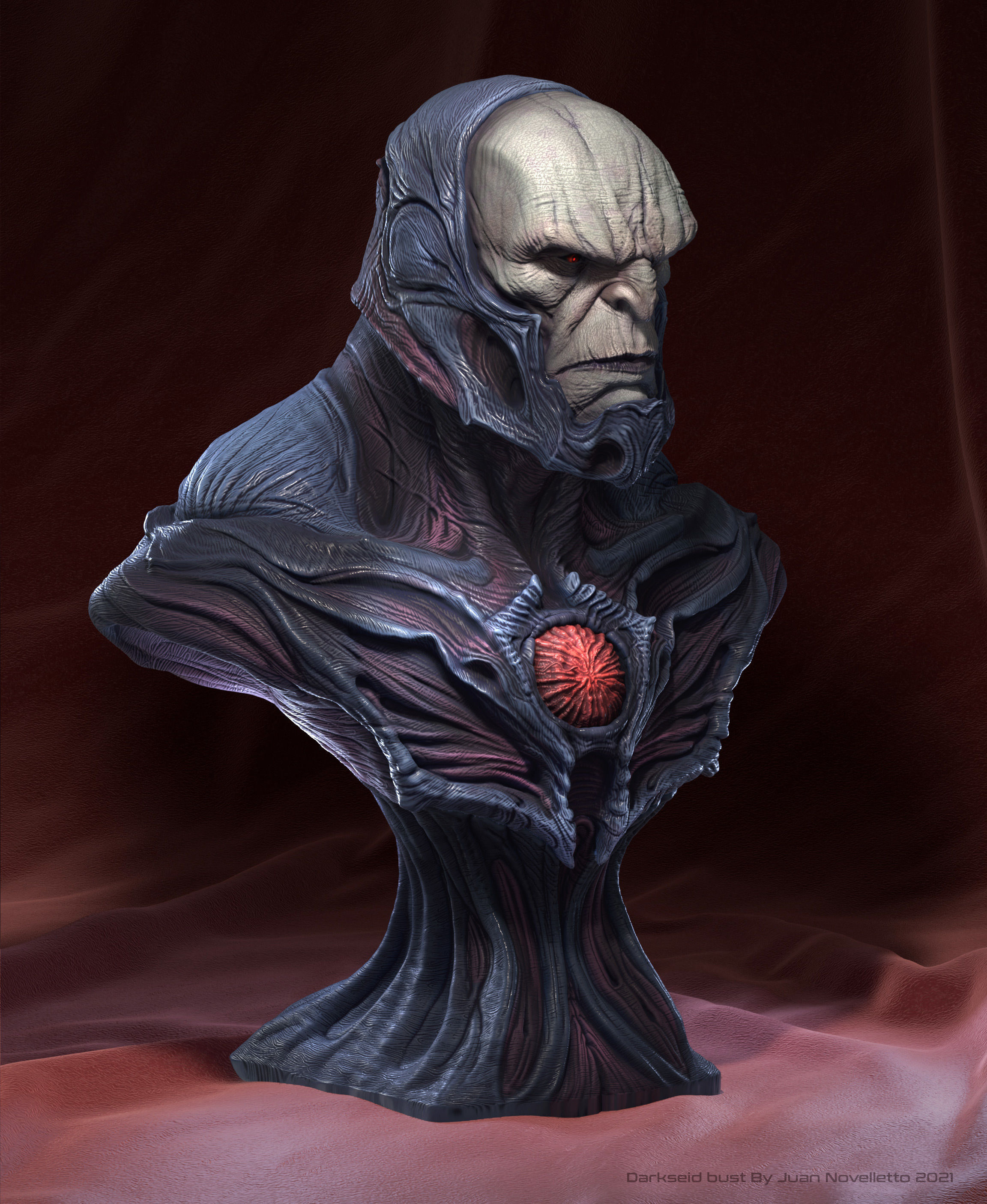 Darkseid bust Number 2 Ready for printing 3D print model_3