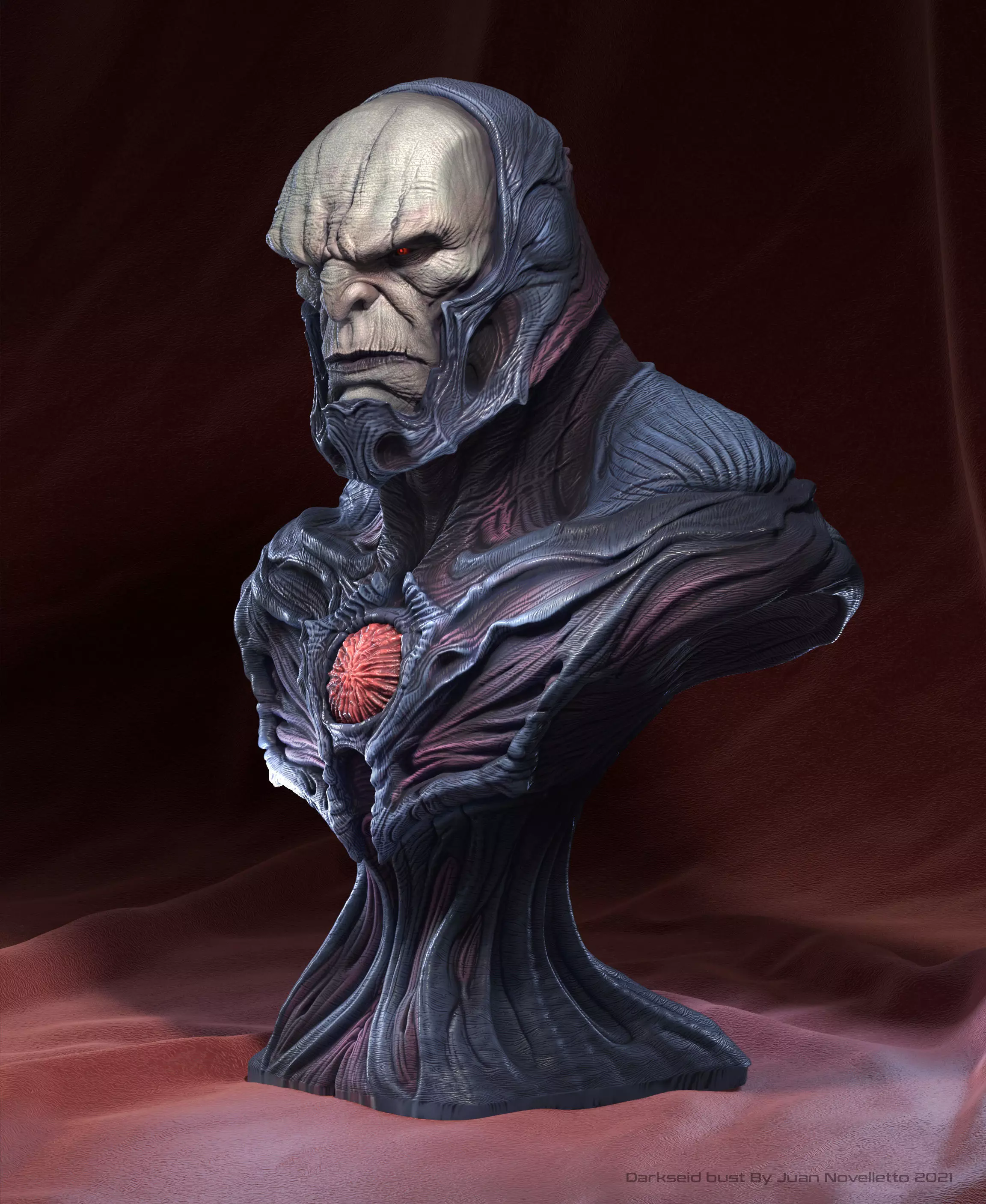 Darkseid bust Number 2 Ready for printing 3D print model_0