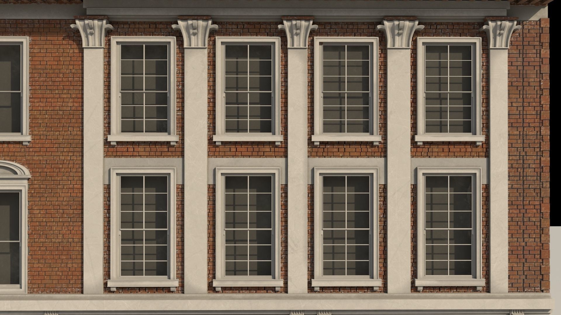 Town Building - 3D model_5