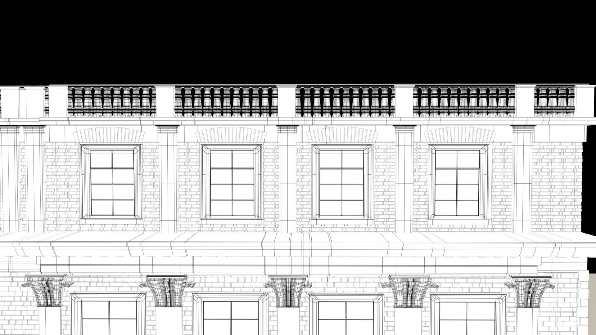 Town Building - 3D model_15