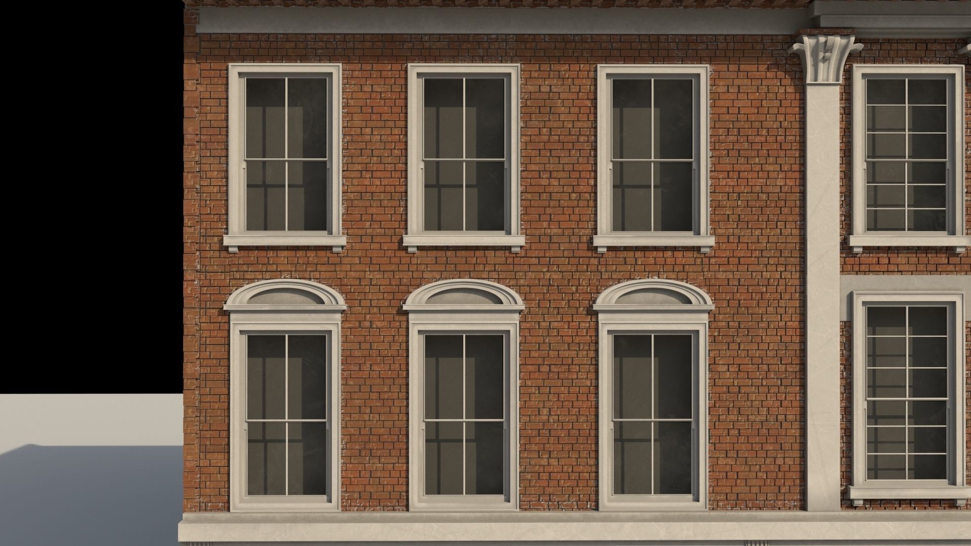 Town Building - 3D model_4