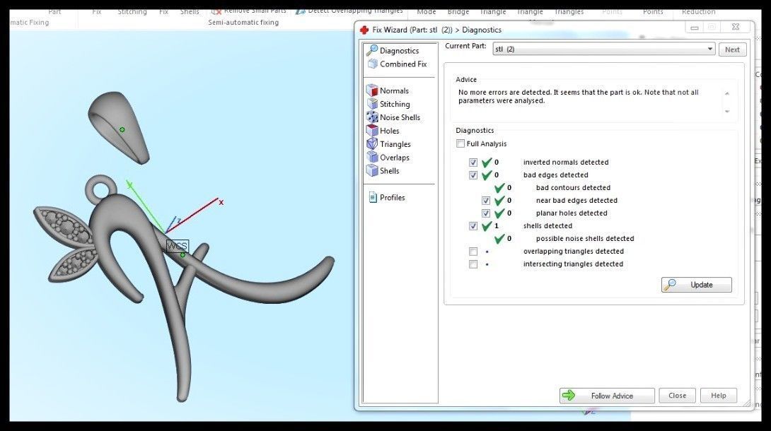 A Letter Leaf Style  3D print model_10