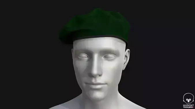 Military Beret Green PBR 