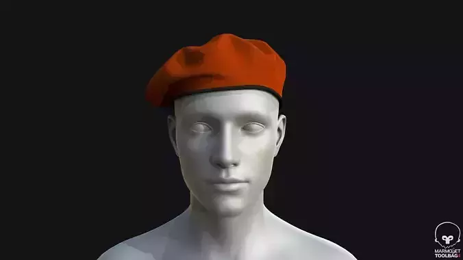 Military Beret Orange PBR 