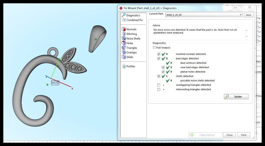 G Letter Leaf Style 3D print model_10