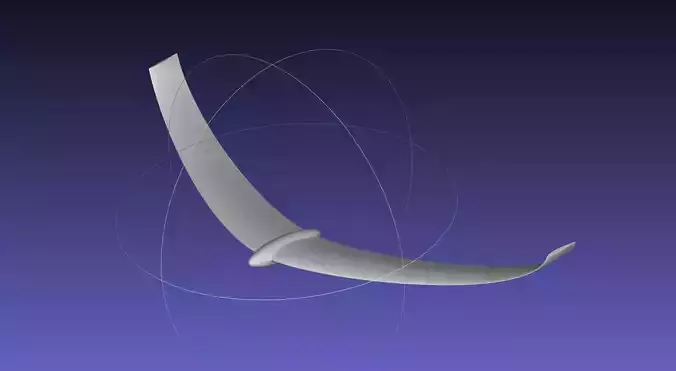 Flying Wing RC Glider Basic Shape