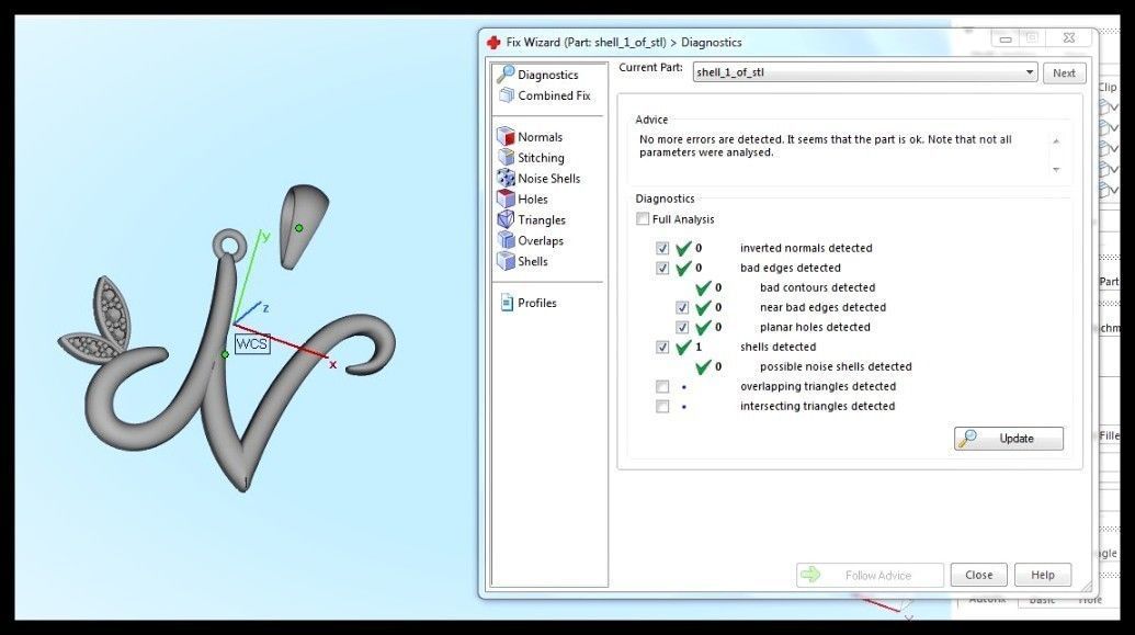 N Letter Leaf Style 3D print model_10