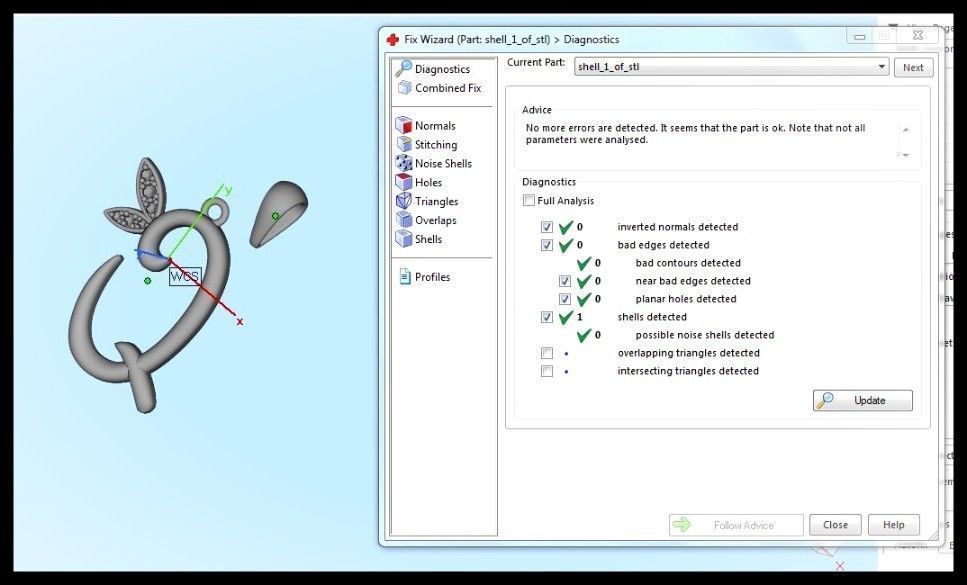 Q Letter Leaf Style 3D print model_10