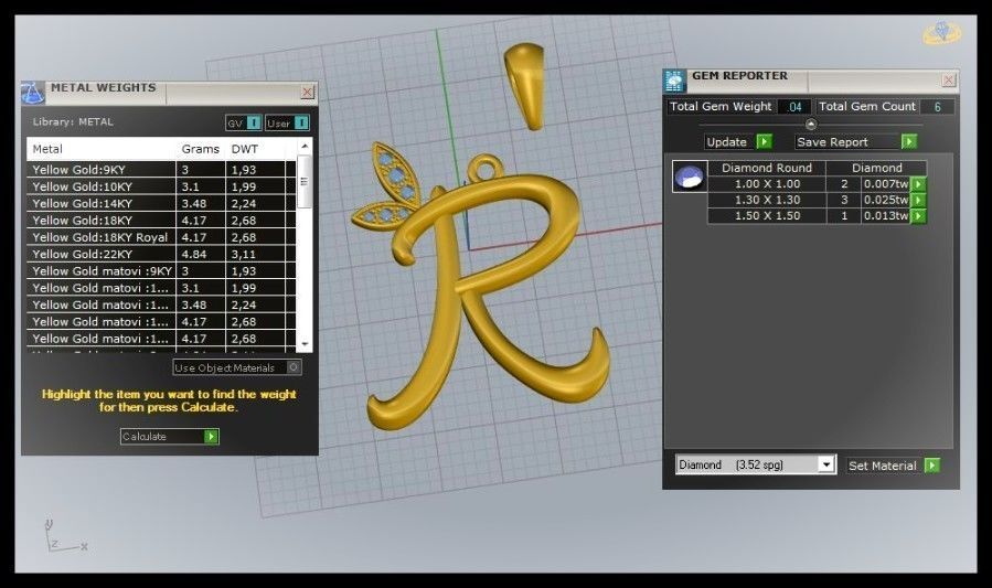 R Letter Leaf Style 3D print model_9