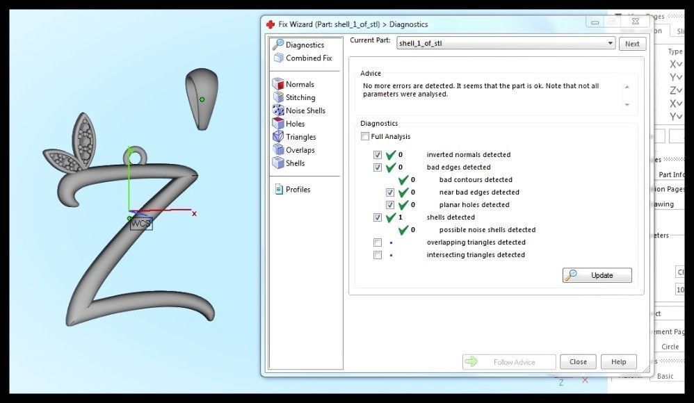 Z Letter Leaf Style 3D print model_10