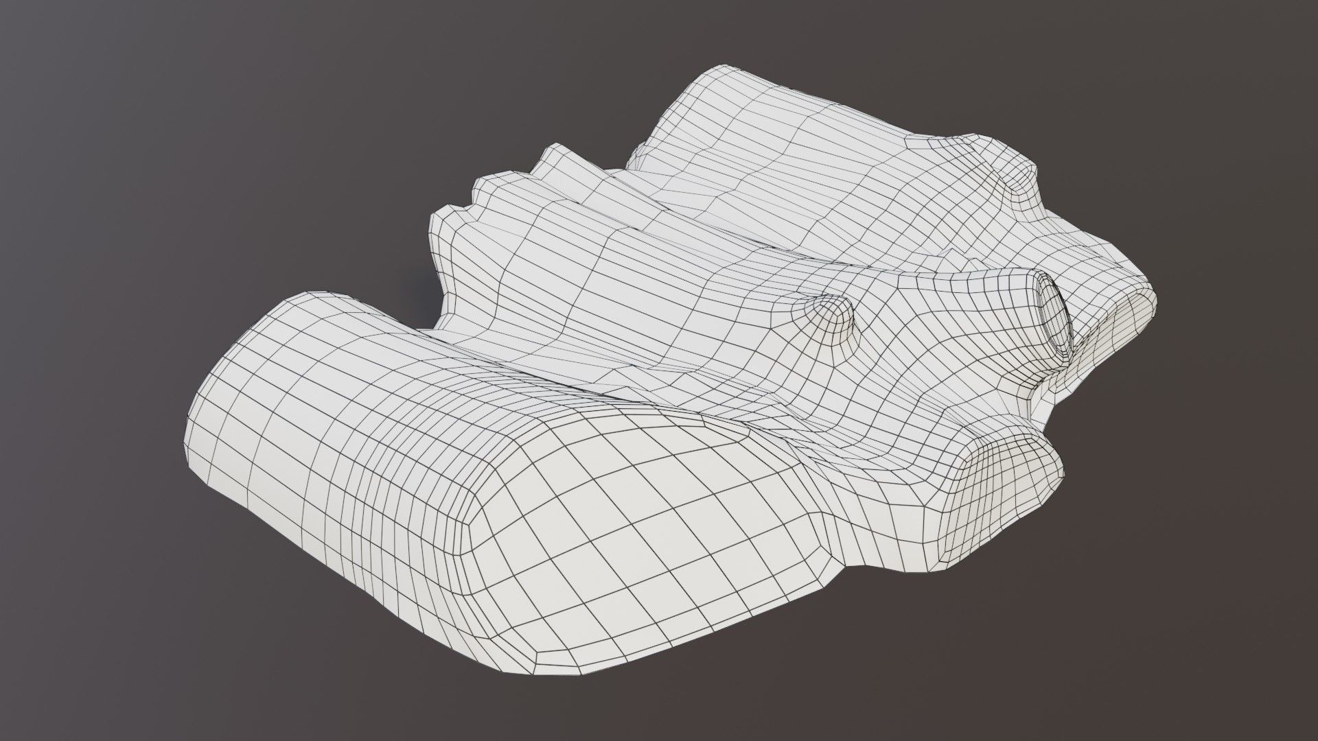 Rotten Logs Low-poly 3D model_12