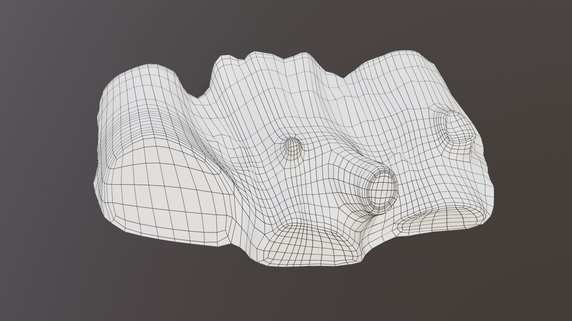 Rotten Logs Low-poly 3D model_11