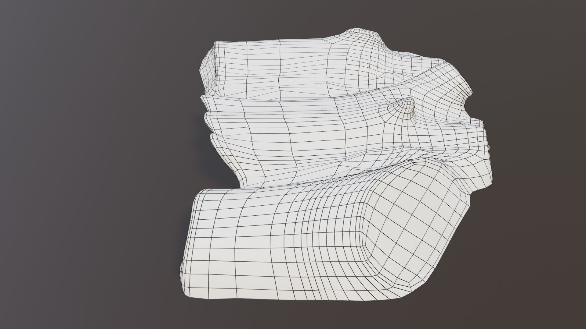 Rotten Logs Low-poly 3D model_13