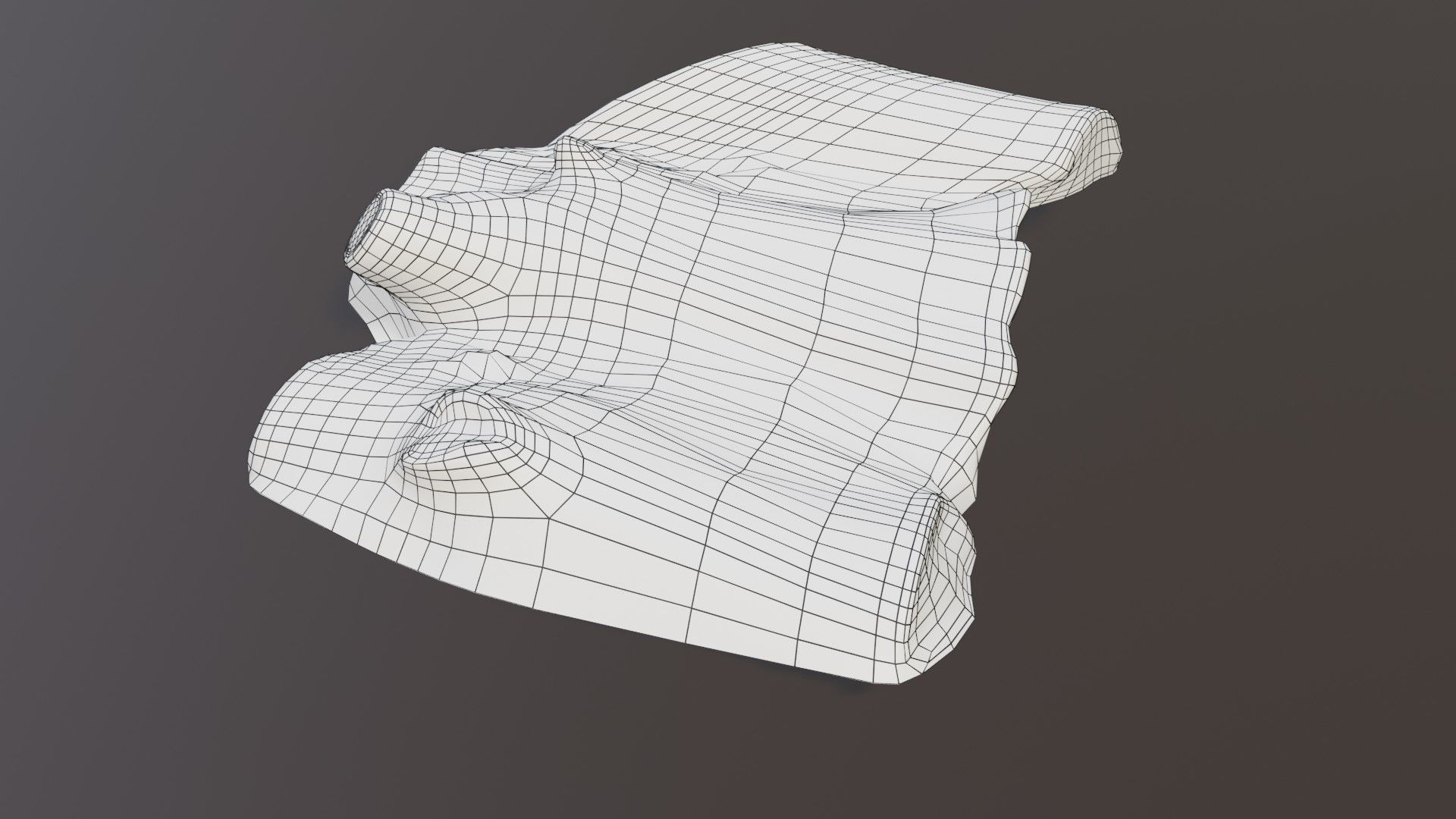 Rotten Logs Low-poly 3D model_17