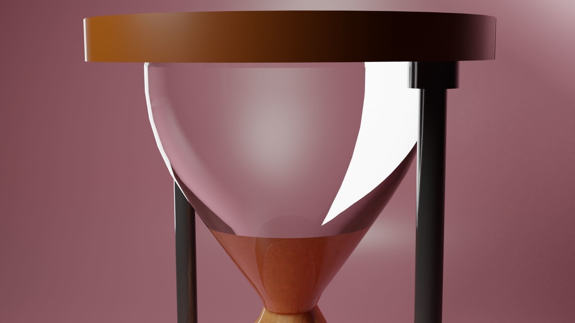 HOURGLASS Low-poly 3D model_3