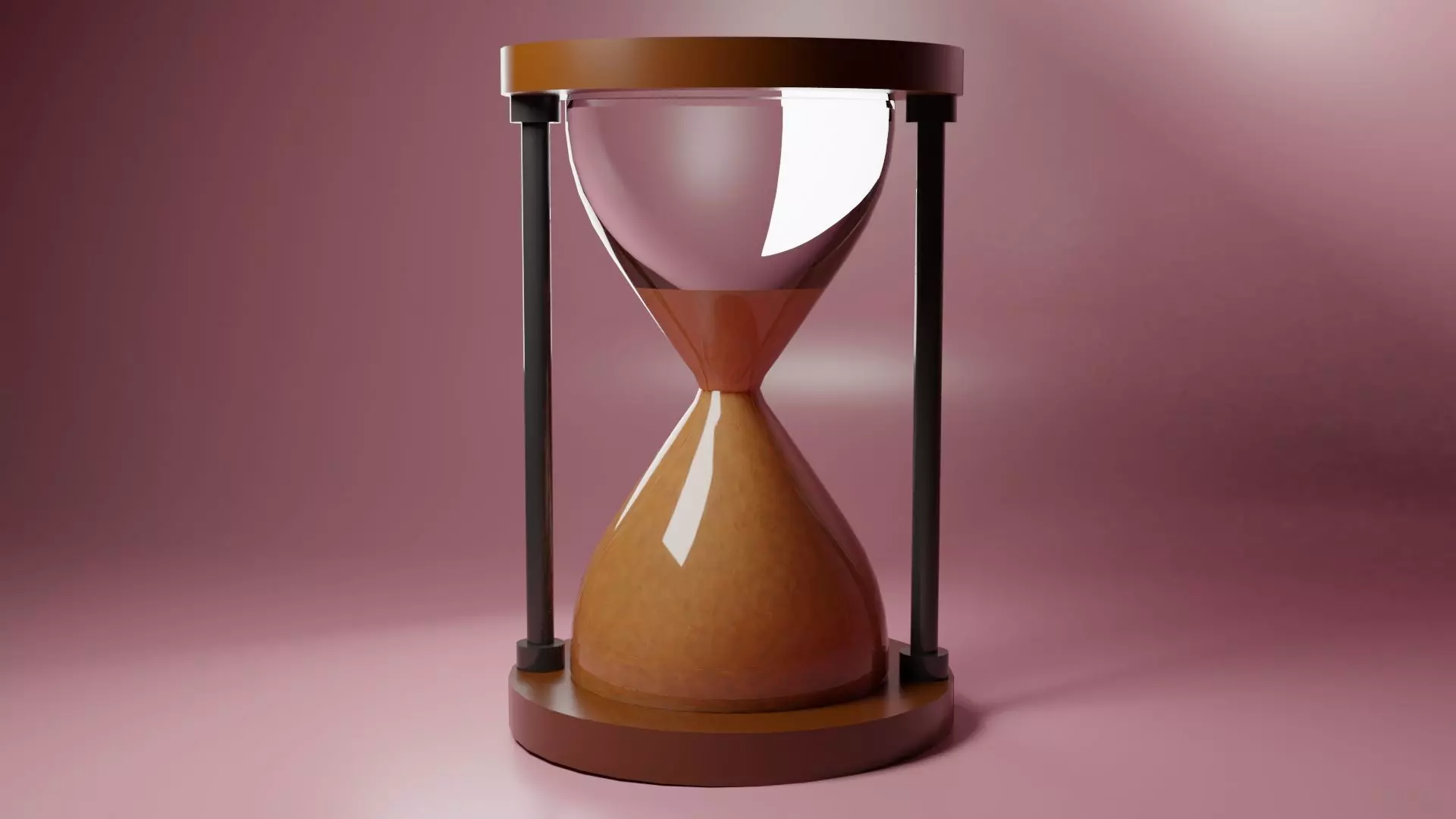 HOURGLASS Low-poly 3D model_0