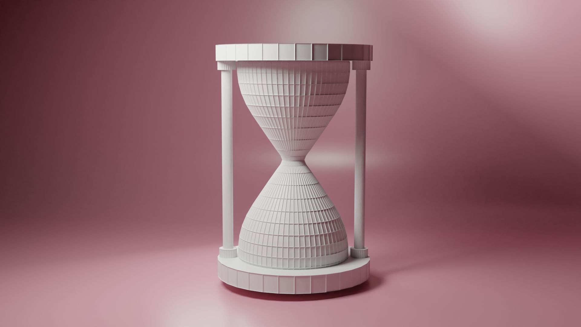 HOURGLASS Low-poly 3D model_6