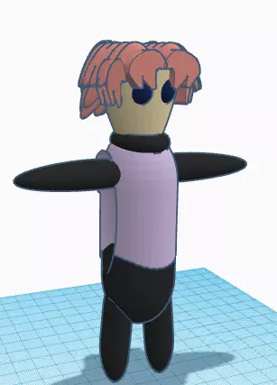 Character inspired by Jimin Free 3D model