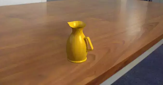The Mug pitcher on wooden table