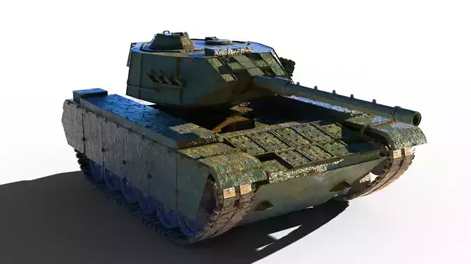 M60 Tank Low-poly 3D model