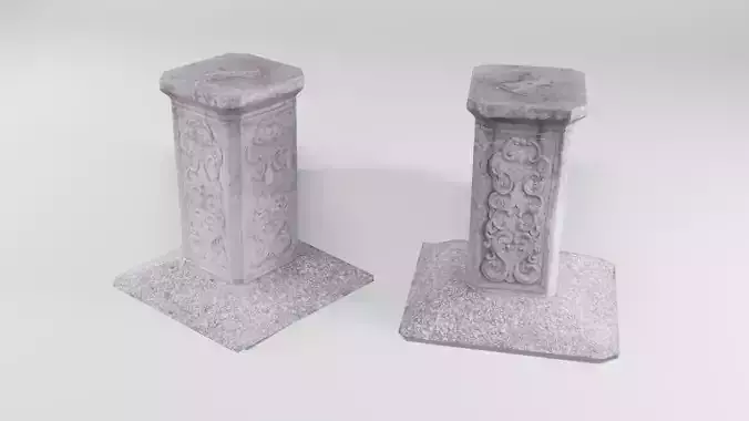 Outdoor Stone Podium