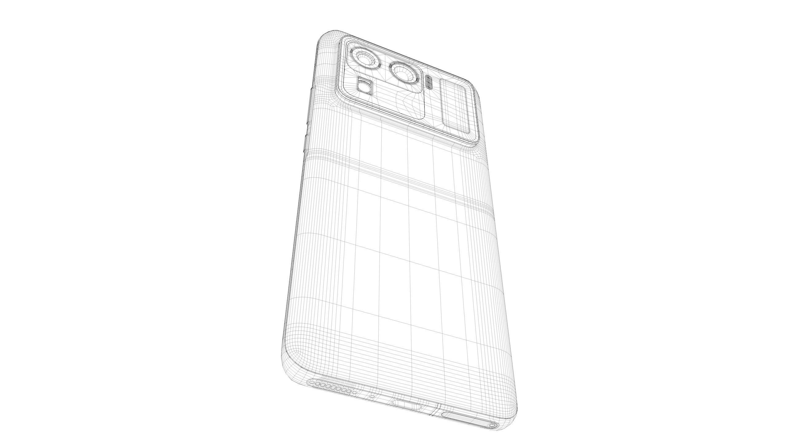 Xiaomi 11 Ultra phone modeling rendering 3D model_10