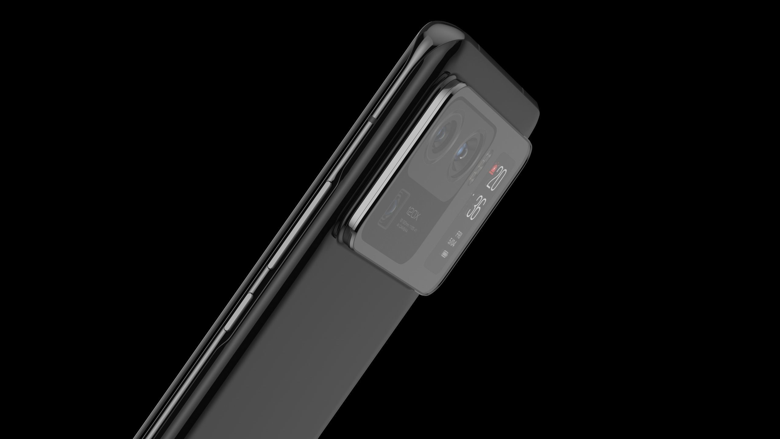 Xiaomi 11 Ultra phone modeling rendering 3D model_6
