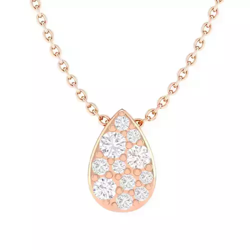 Women pendant 3dm stl render detail