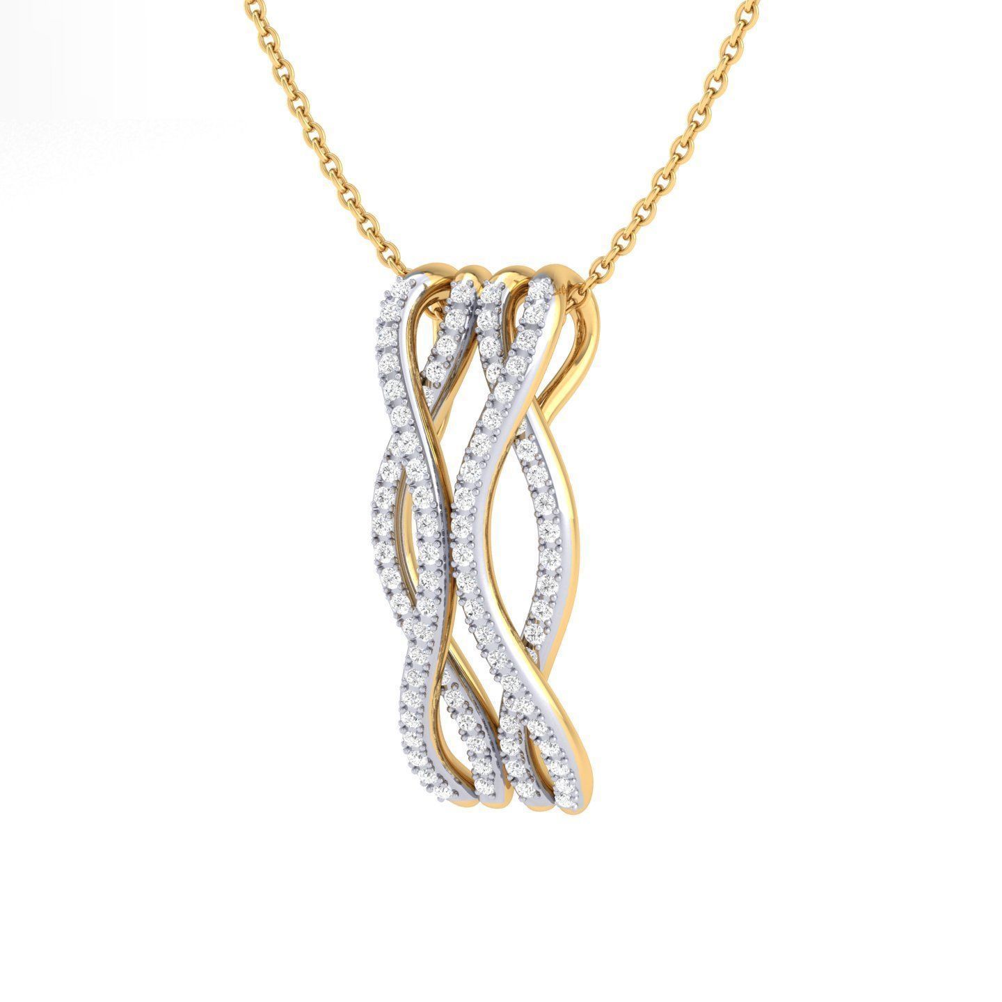 Women pendant 3dm stl render detail 3D print model_8