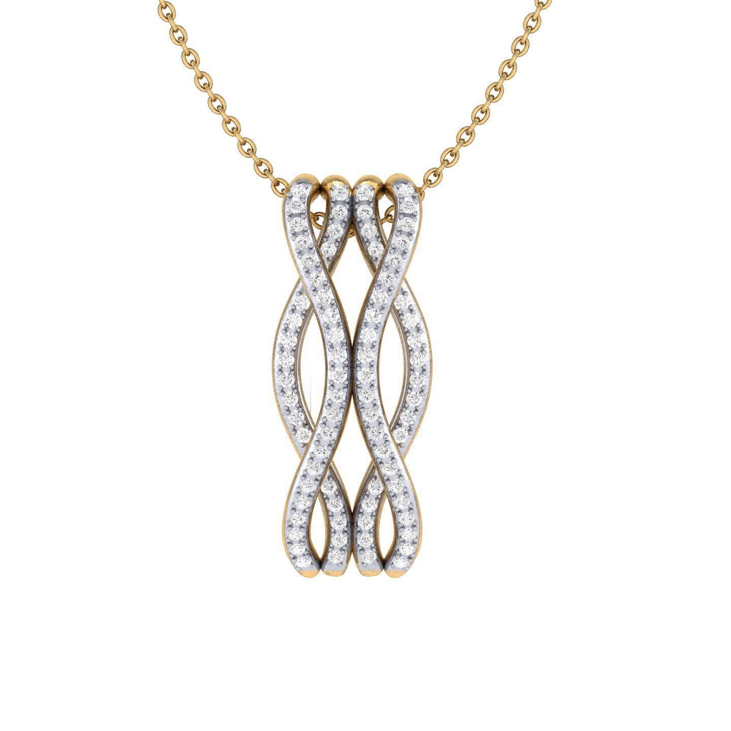 Women pendant 3dm stl render detail 3D print model_6