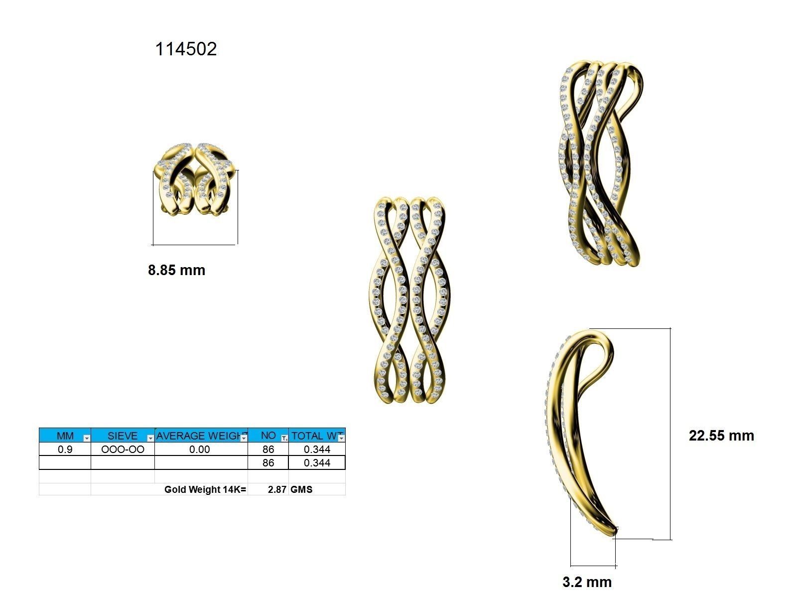 Women pendant 3dm stl render detail 3D print model_9