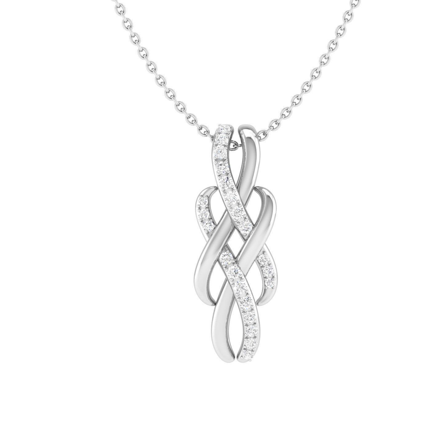 Women pendant 3dm stl render detail 3D print model_3