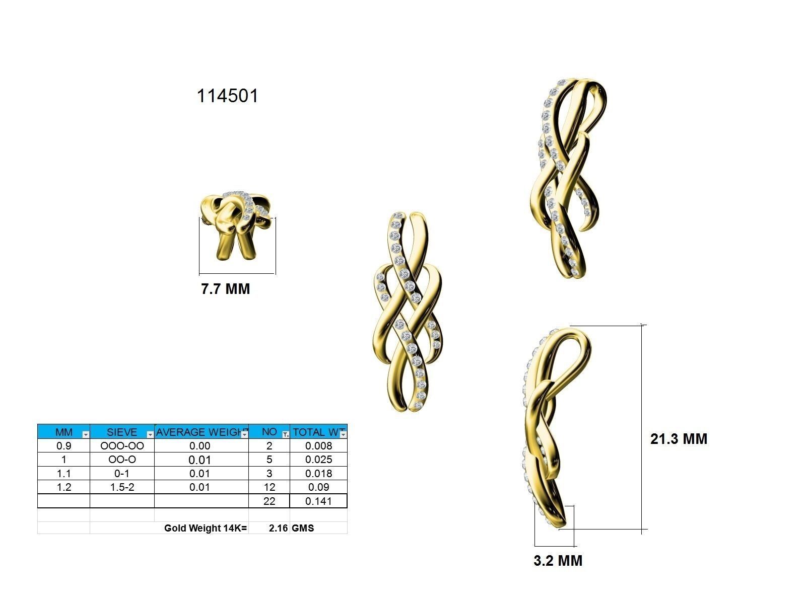 Women pendant 3dm stl render detail 3D print model_9