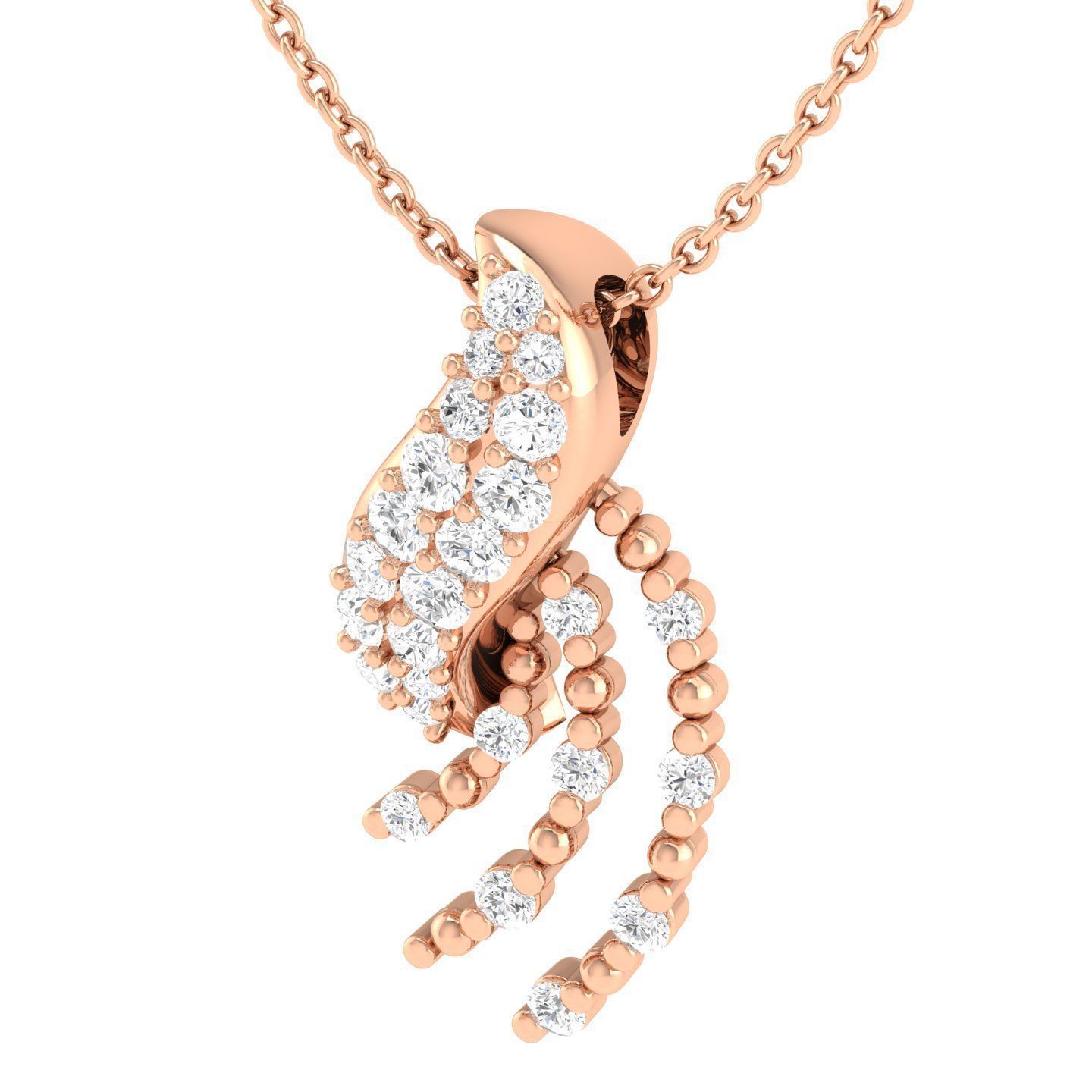 Women pendant 3dm stl render detail 3D print model_2