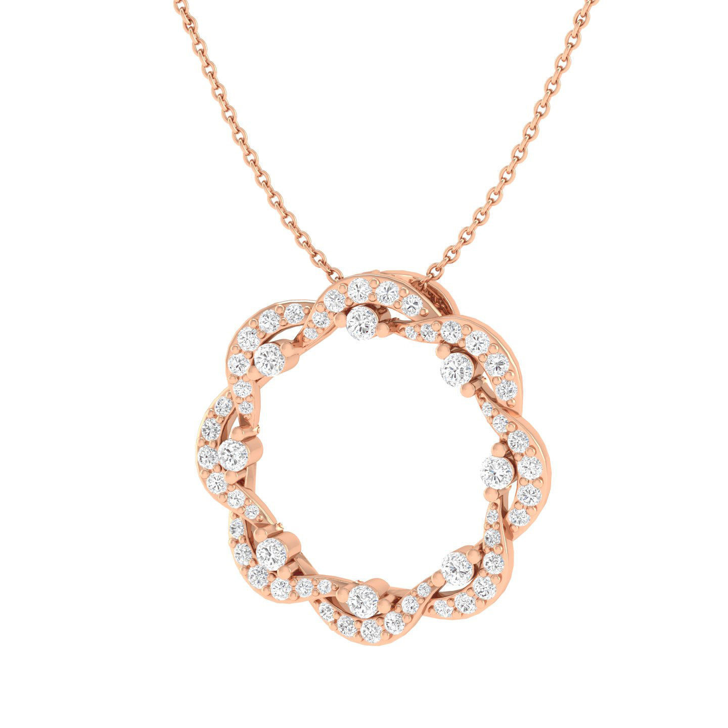 Women round pendant 3dm stl render detail 3D print model_7