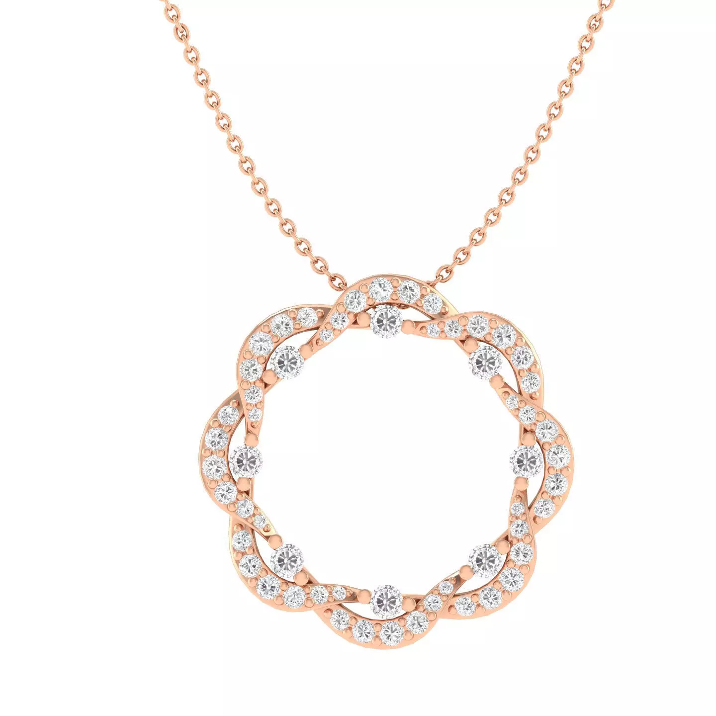 Women round pendant 3dm stl render detail 3D print model_0