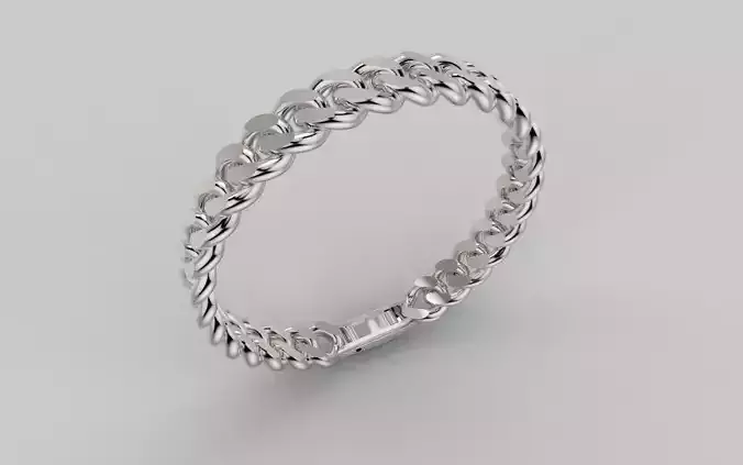 Chain Bracelet - 3D Jewelry - AN-371 3D print model