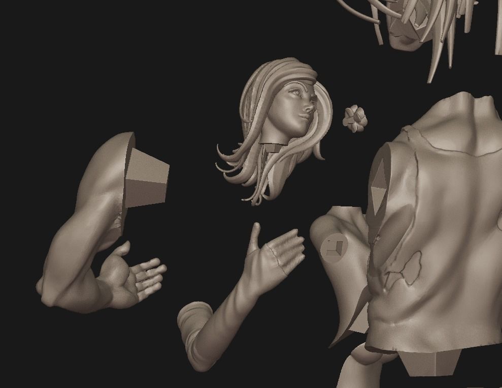 Iron Maiden Eddie statue 3D print model_6