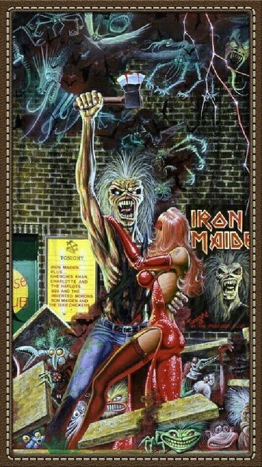 Iron Maiden Eddie statue 3D print model_1