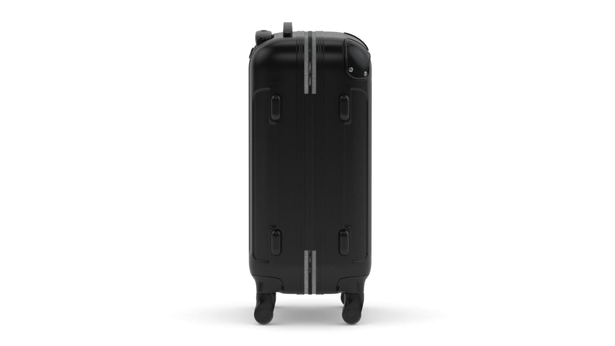 Rolling Travel Suitcase 3D model_1