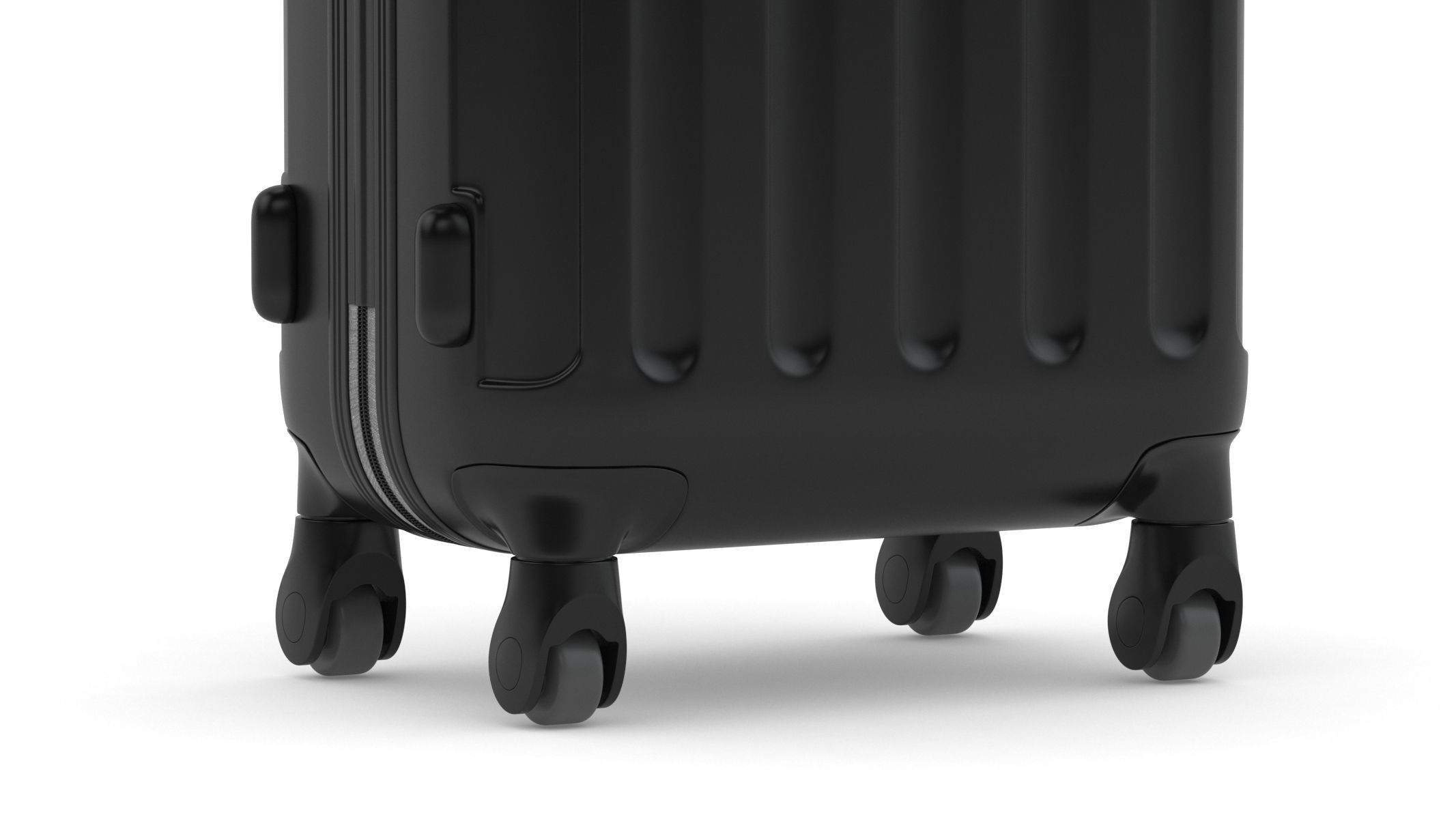 Rolling Travel Suitcase 3D model_6