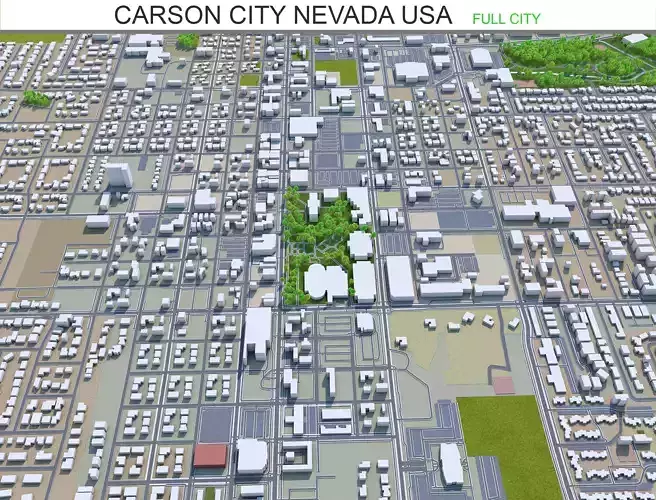 Carson City Nevada USA 40km