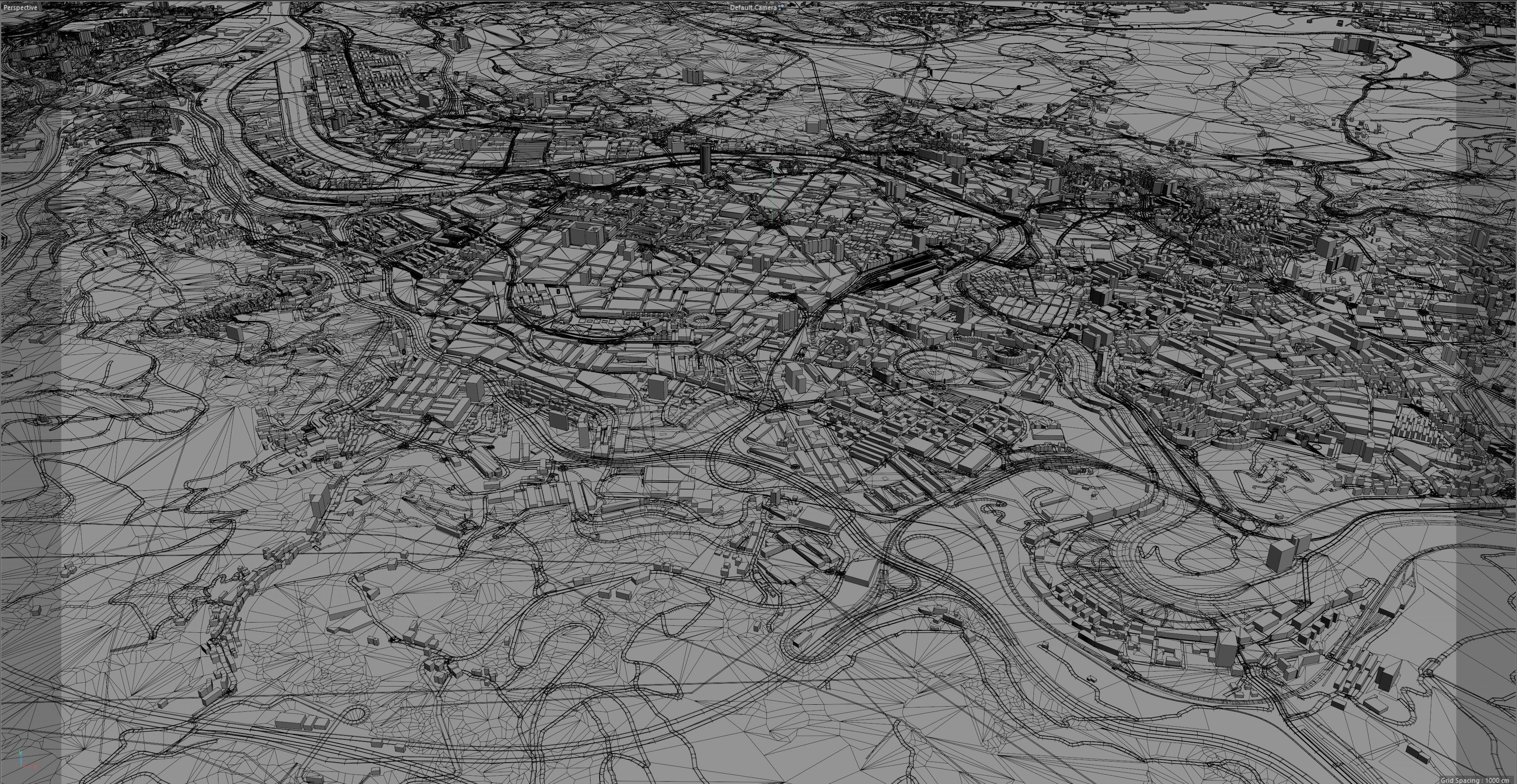 Bilbao Spain 50km Low-poly 3D model_16