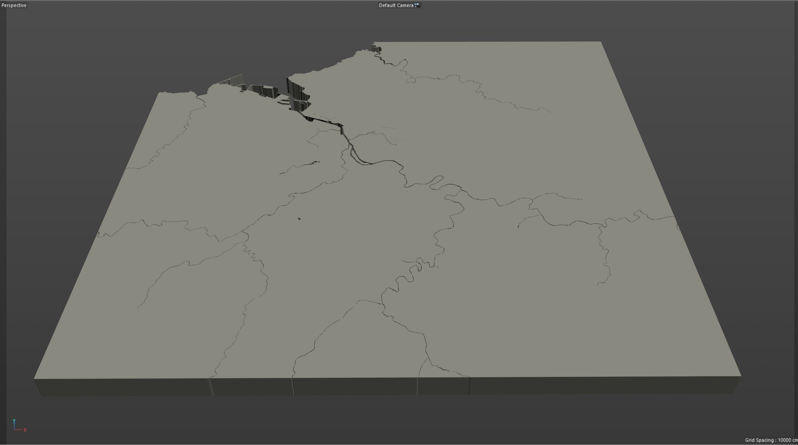 Bilbao Spain 50km Low-poly 3D model_18