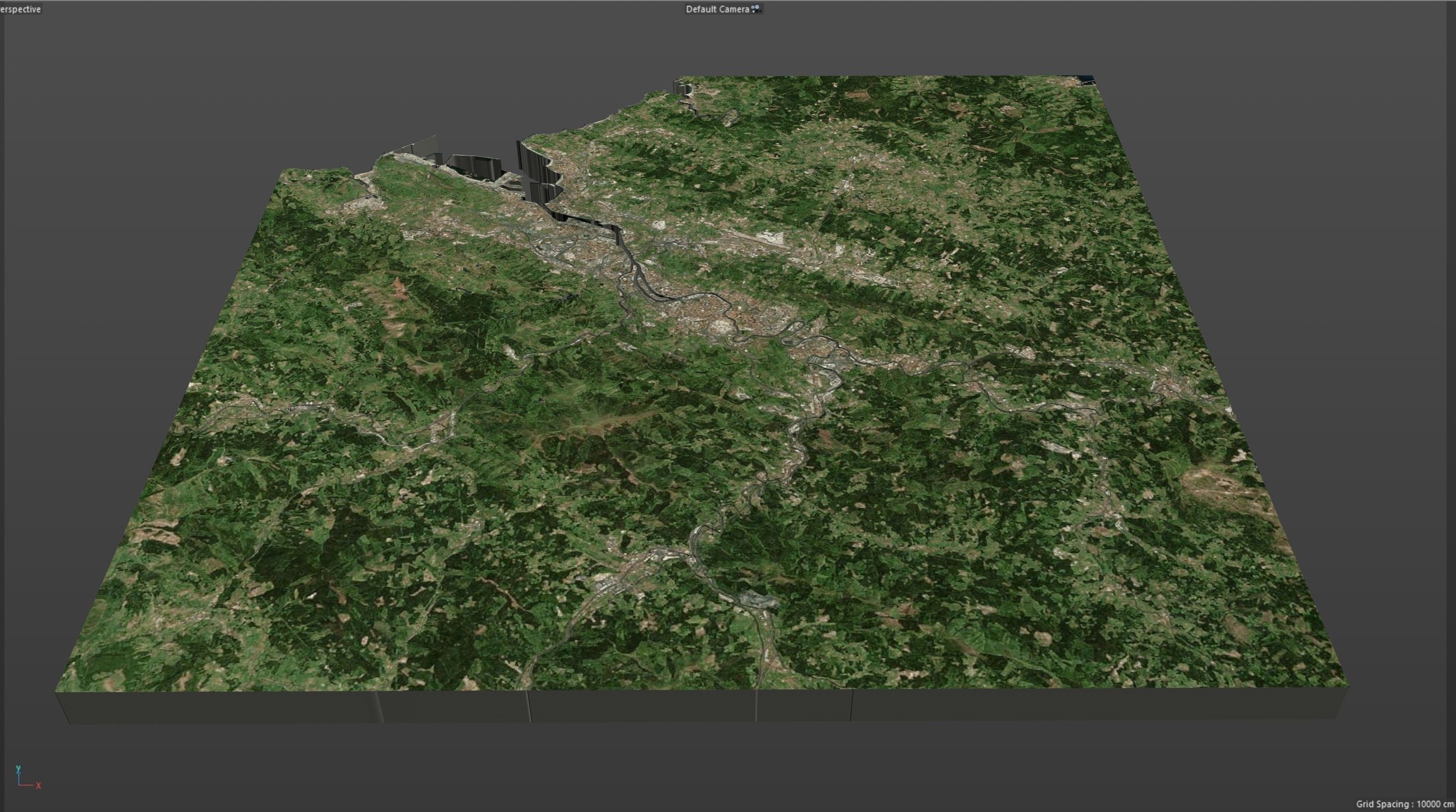 Bilbao Spain 50km Low-poly 3D model_19