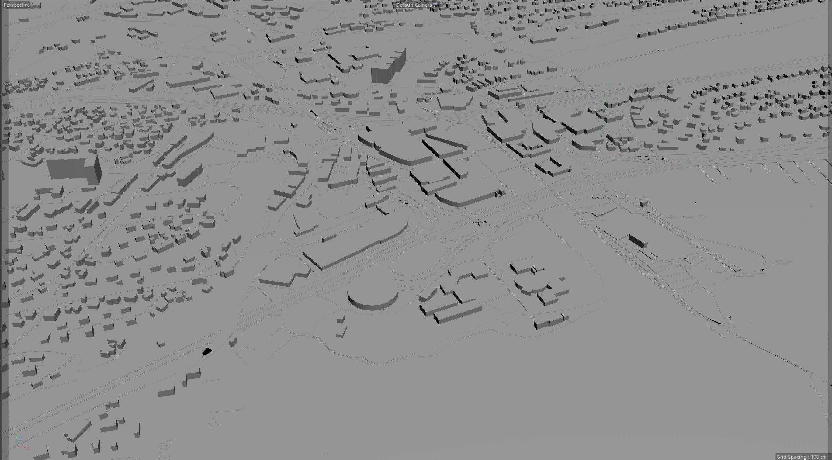 Baerum Sandvika Norway 10km Low-poly 3D model_11