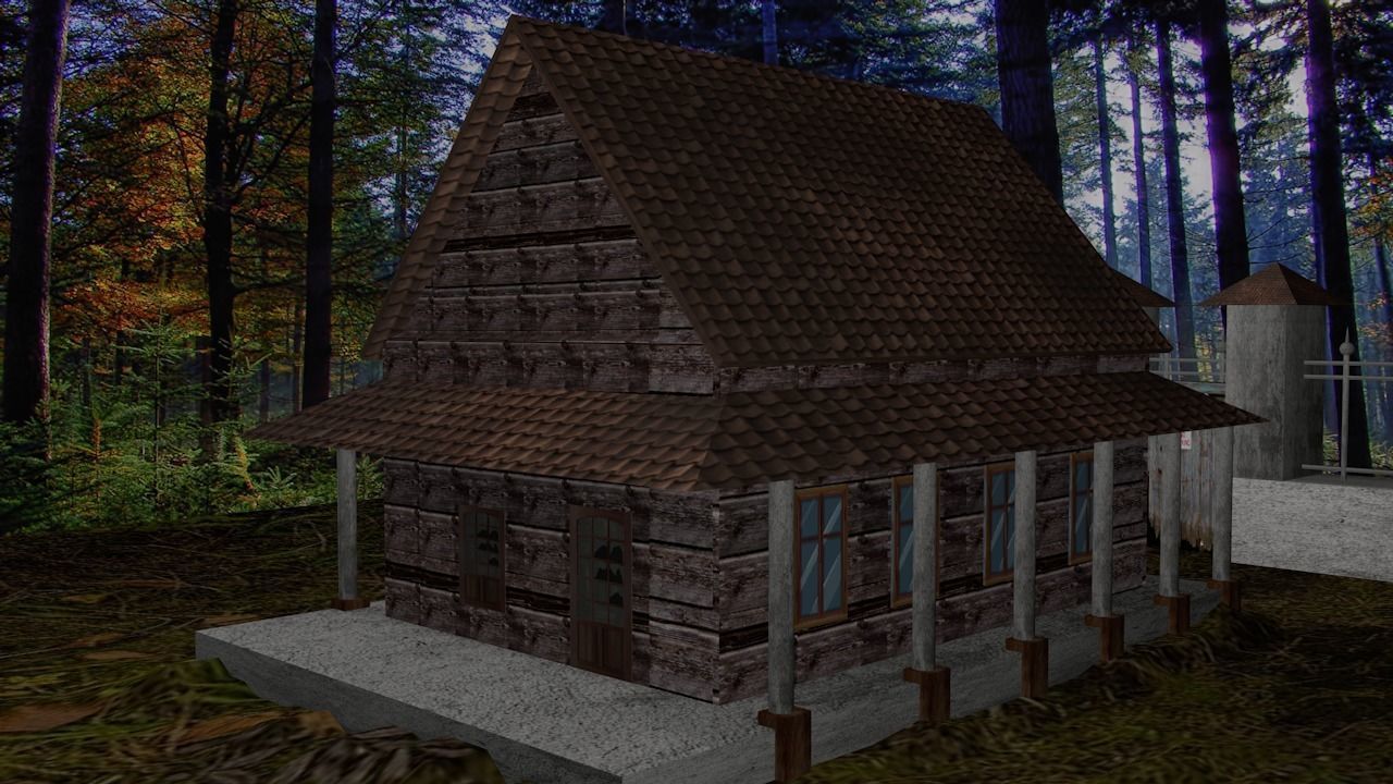 Abandoned House  3D model_3