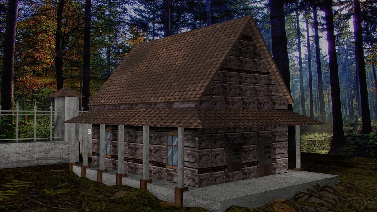 Abandoned House  3D model_2